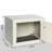 Security Digital Safe for Home Office, Alarm System, Fireproof, Freestanding, Tabletop, Home Keypad Safe (White)