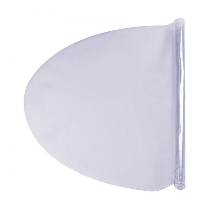 Clear Table Cover Protector, Round Table Cover, 1.5 mm Thick, 0.06" H x 48" W x 48" D
