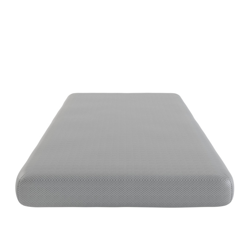 Matelas pour enfant en mousse à mémoire de forme simple de 5 pouces Napqueen (plusieurs couleurs disponibles: blanc, bleu, gris, rose)