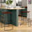 Modern Brown 25-Inch Counter Stool with Space-Saving Backless Saddle Seat-19577977-46499437