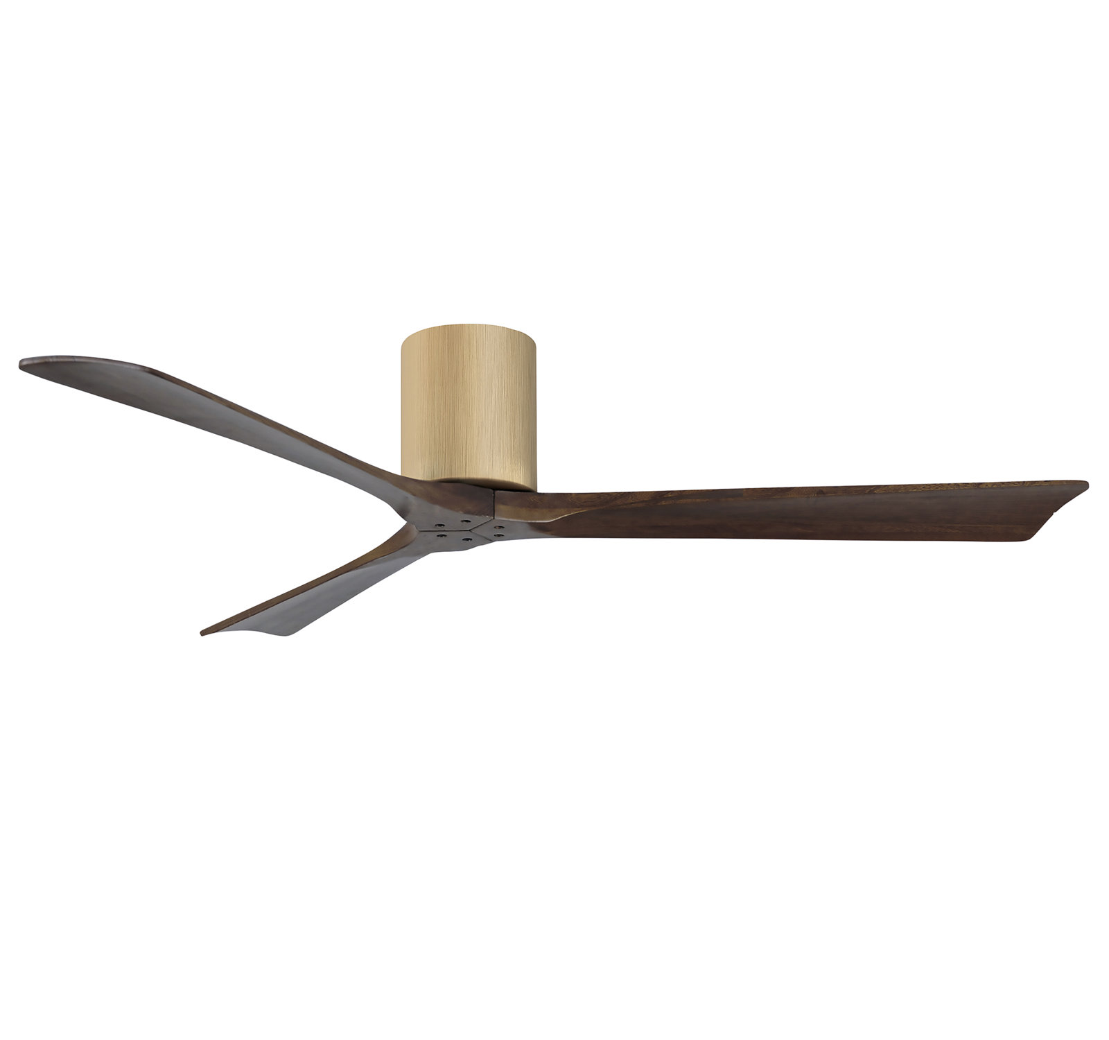 Olivier 3 Blade Ceiling Fan, Walnut Tone, Light Maple, 60"