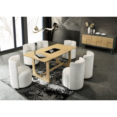 Table de salle à manger Natural Finish Natural