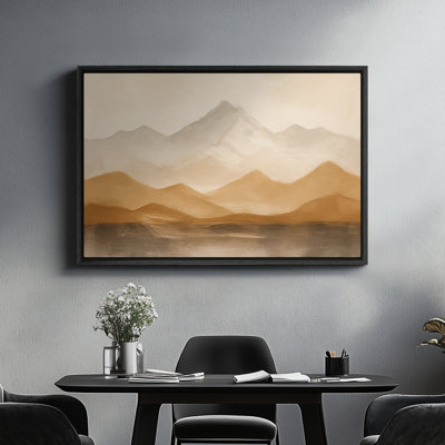 Art mural encadré sur toile, impressions murales abstraites rétro 24 "x 36"