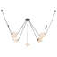 Mineral 5-Light Brass dimmable LED Chandelier-1670624177-1670624190