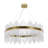 Esiquio LED Unique Chandelier with Crystal Accents without Remote