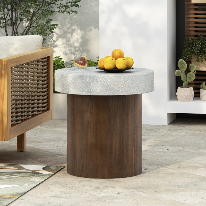 Table d'appoint carrée MGO avec un design minimaliste moderne, une surface durable et une fonctionnalité peu encombrante pour une utilisation polyvalente.