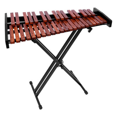 Xylophone glockenspiel, 37 notes, instrument de percussion professionnel en bois, avec support réglable en hauteur, 4 mailloches, sac de transport, kit d'instrument de musique pour débutants adultes et enfants