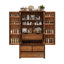 Cuisine Emaleah avec 4 tiroirs, 8 tablettes de porte, casier à vin intégré et tablettes ajustables-770328304