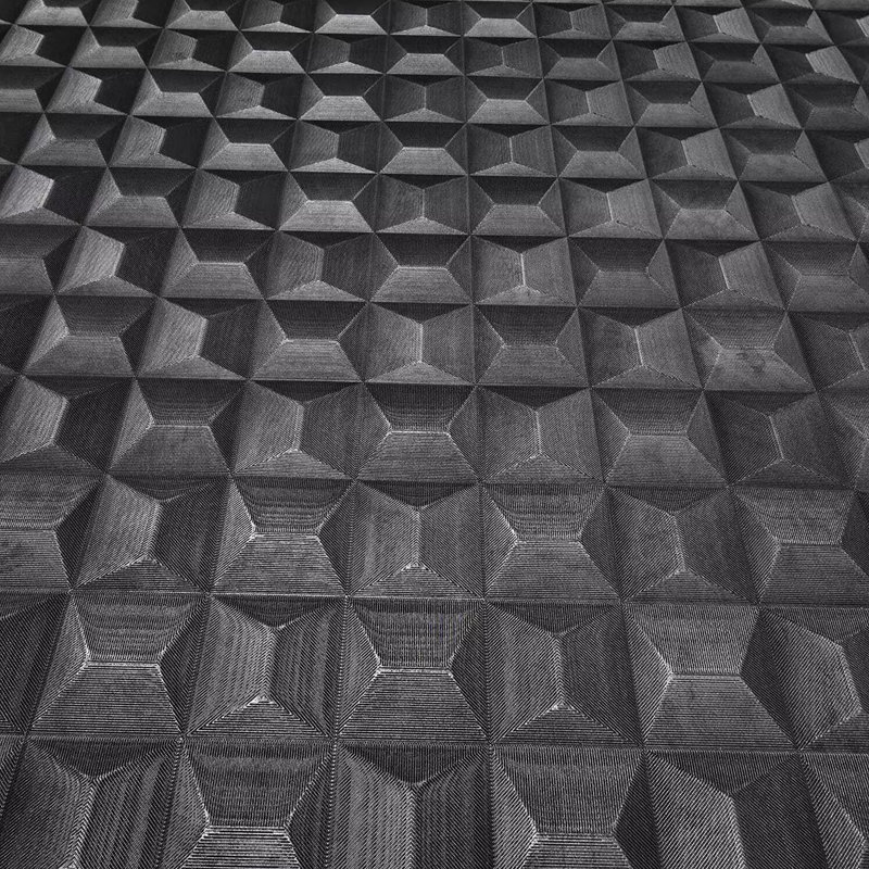 Papier peint texturé carré gris anthracite