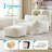 Trule Bean Bag Chair, Oversized Beanbag Chair With Ottoman, Big Adult Bean Bag Chair With Armrests, Lazy Sofa Comfy Bean Bag Couch With Filler For Dorm, Apartment, Living Room-479544128