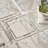  Glitz 7' x 10' Ivory Grey Modern Indoor Rug