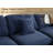 Bustamante 95" W U-Shape Corduroy Sofa With Reversible Ottomans-101232396