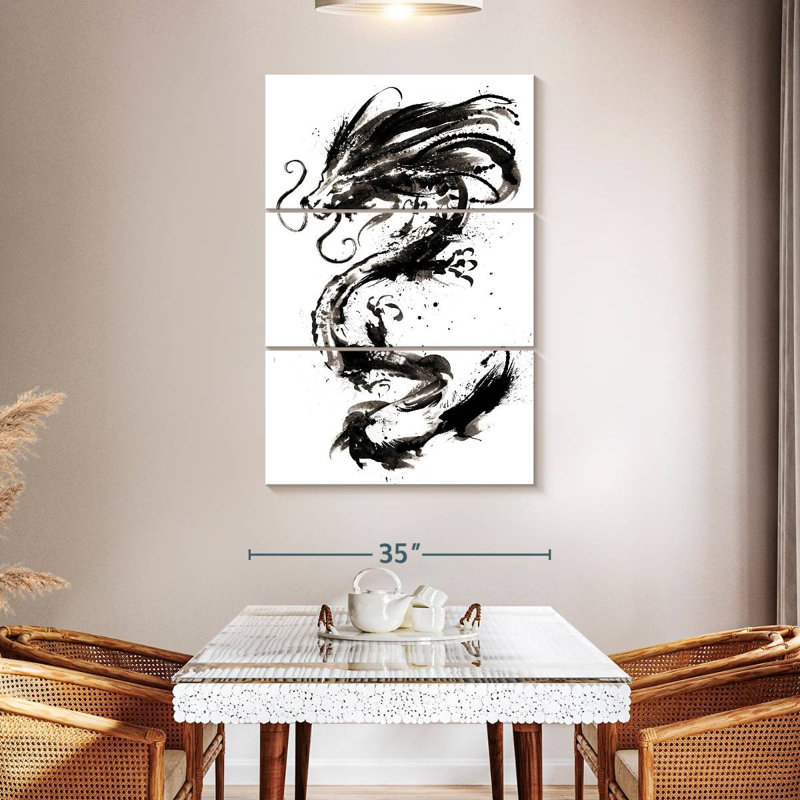 Kelan Asian Dragon, 50" H x 32" W