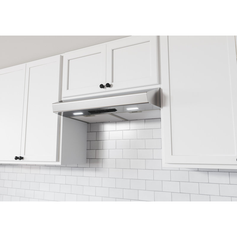Zephyr Breeze 36 in. 250 CFM Under Cabinet Range Hood with LED Light, Matte White