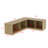 Cecyle L Shaped Corner Storage Bench With Shoe Rack