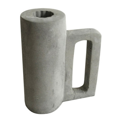 4.3'' H Stone Tabletop Candlestick