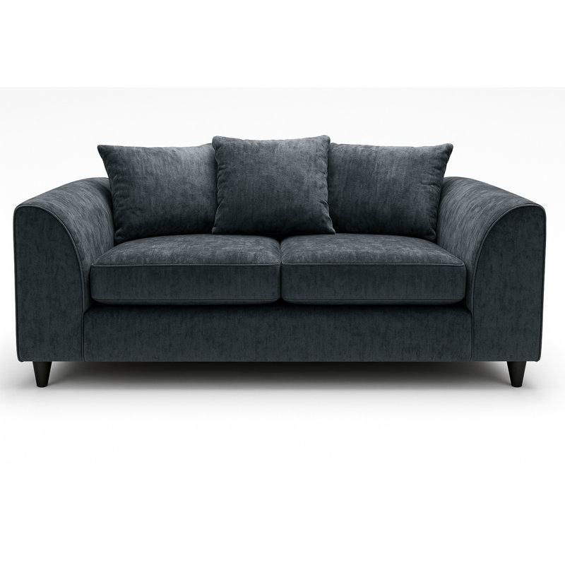 2 Seater Chenille Sofa, Grey