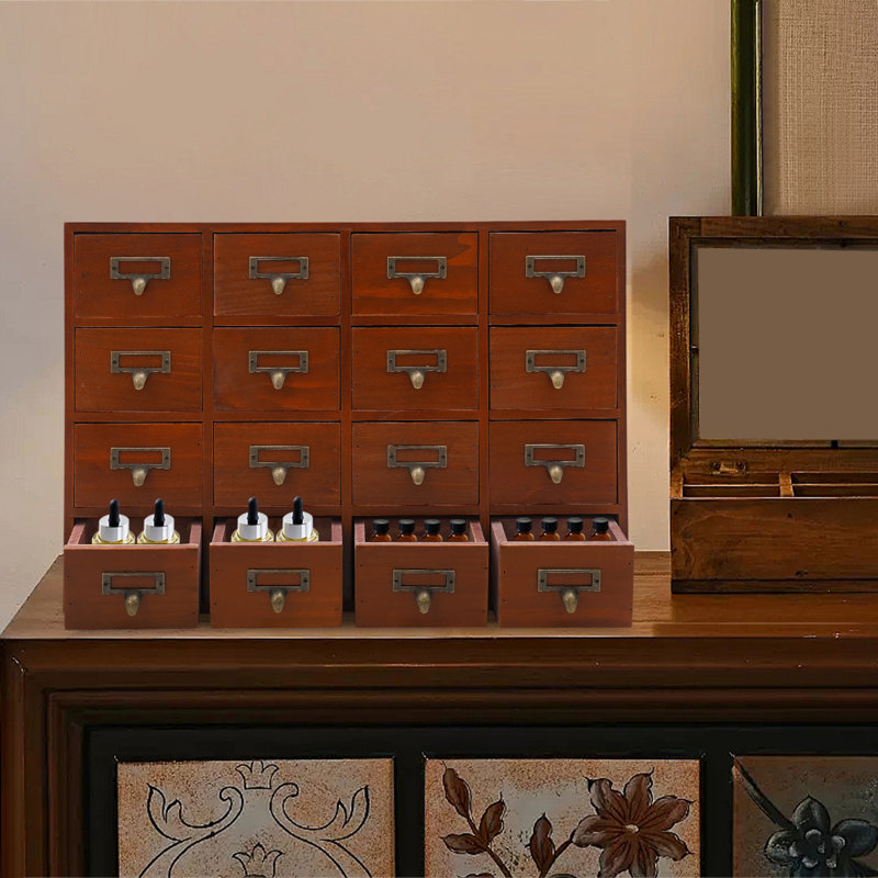 Armoire à tiroirs avec roulettes Vintage
