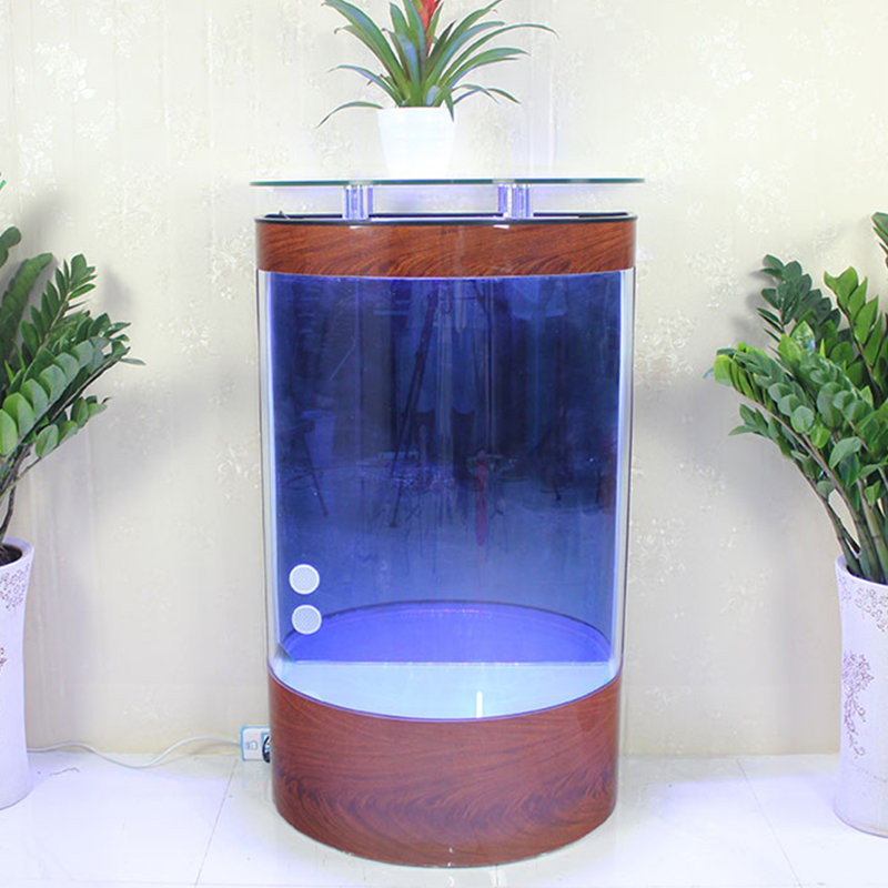 Aquarium 85-95 gallons, Noyer, 95 gallons (H 54,33 po x l 31,5 po x P 19,69 po)