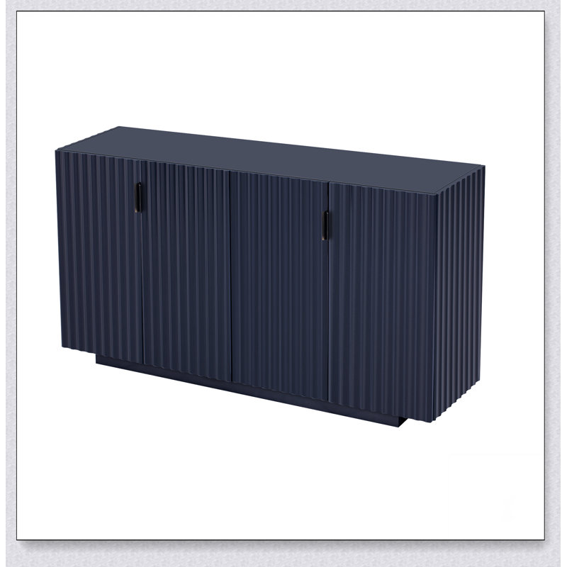Accent Cabinet, Antique Navy