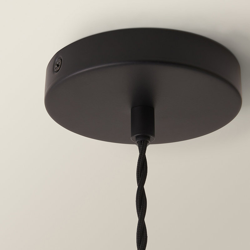 Susie 1 - Light Matte Black Pendant, No