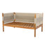 Causeuse d'extérieur en bois d'acacia Papastamelos-122565087