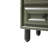 Modern Geometrical 2-Drawer Nightstand In Olive Green