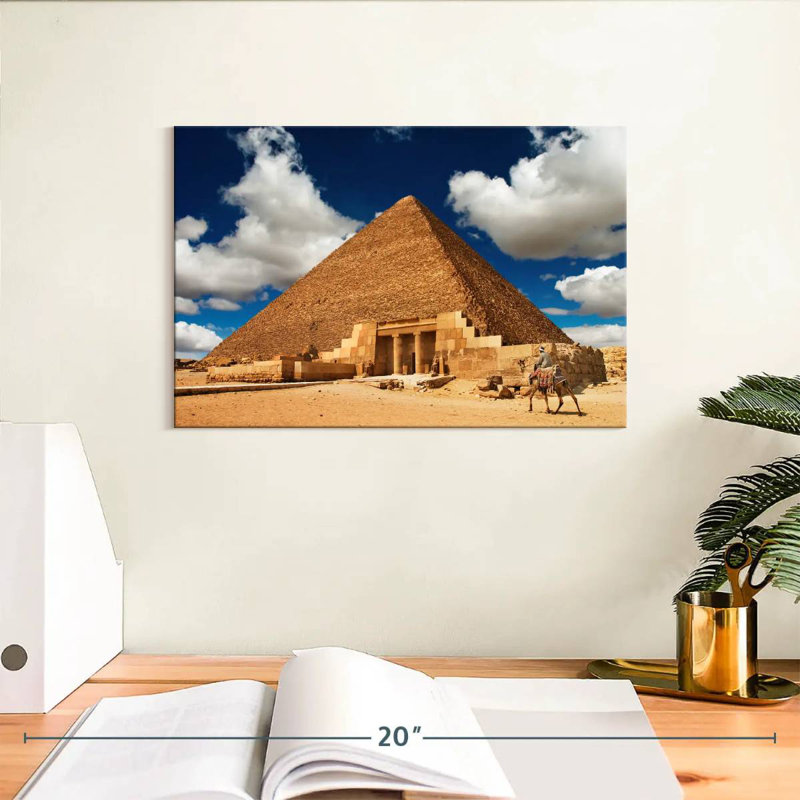 Adella Egyptian Pyramid, 8" H x 12" W