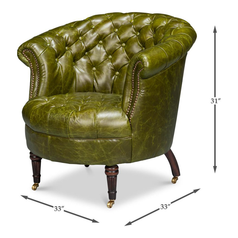 Fauteuil Bastian, Vert Grande-Bretagne