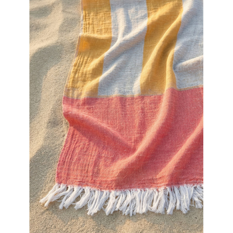 Serviette de bain Breezy, Corail