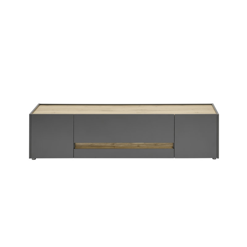 Alleghany Unfinished TV Stand for TVs up to 65", Anthracite