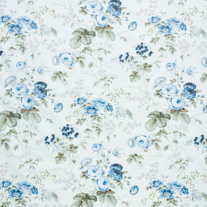 Salisbury Chintz Fabric, Celadon