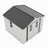 Outdoor Storage Shed, 8X8  Protective Film, Four Daylight Windows Lockable Doors,A Practical And Thoughtful Gift-128525584