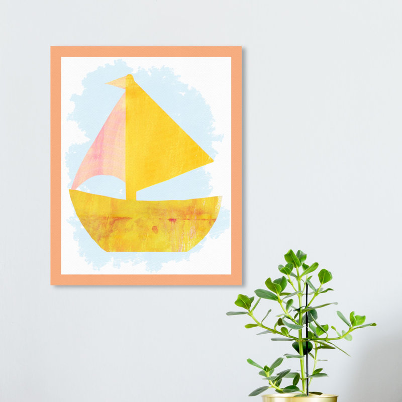 Art sur toile my bateau Feldman, H 45 po x l 36 po x P 1,5 po