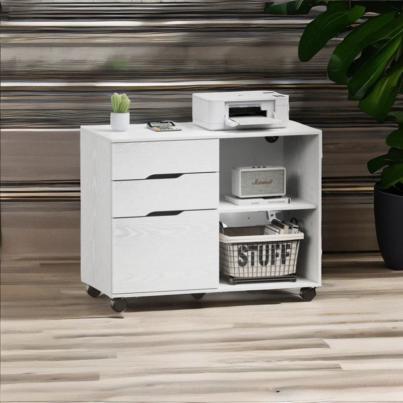 Armoire de rangement 31,5 po Adante, Blanc