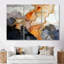 «Slab Structures» - ensemble d'art mural en marbre orange, blanc et noir-1886250493-1886250464