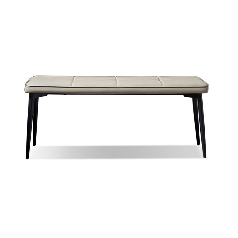 Beige Upholstered Bench, Beige
