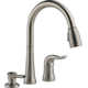 Kate Pull Down Sprayer Kitchen Sink Faucet with Matching Soap Dispenser