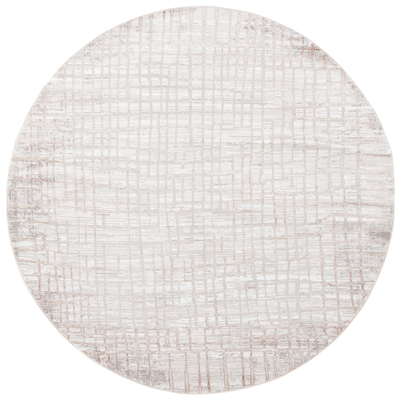 Yusef Performance Abstract Rug, Round 6'7"