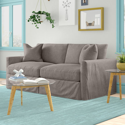 Hartig 84'' Slipcovered Sofa
