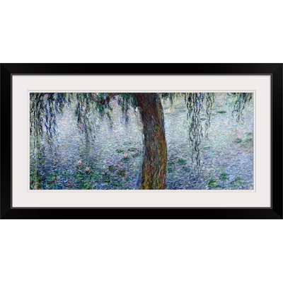 Claude " Waterlilies: Morning With Weeping Willows " by Claude Monet