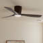 Ventilateur de plafond d'intérieur à profil bas en bronze naturel satiné 54 po Volos avec DEL intégrée avec contrôle mural inclus-82941946