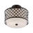 Mance Fabric Semi Flush Mount-552080577-552080580
