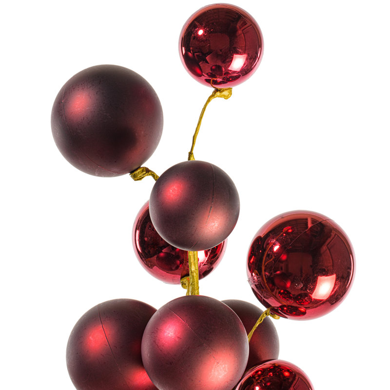  Vaporisateur d'ornement 30 po Crimson Ball., Cramoisi