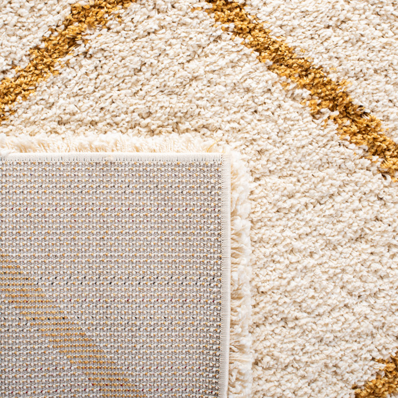 Tapis à motif géométrique Araujo-Espichan, Carré 7 pi