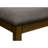 Bench, 44" Rectangular, Upholstered, Wood, Dining Room, Kitchen, Entryway, Brown Solid Wood, Brown Fabric, Transitional
