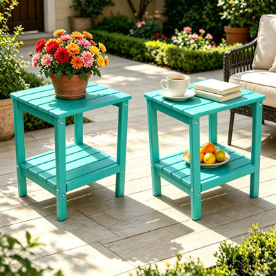 HDPE Outdoor Adirondack Side Table