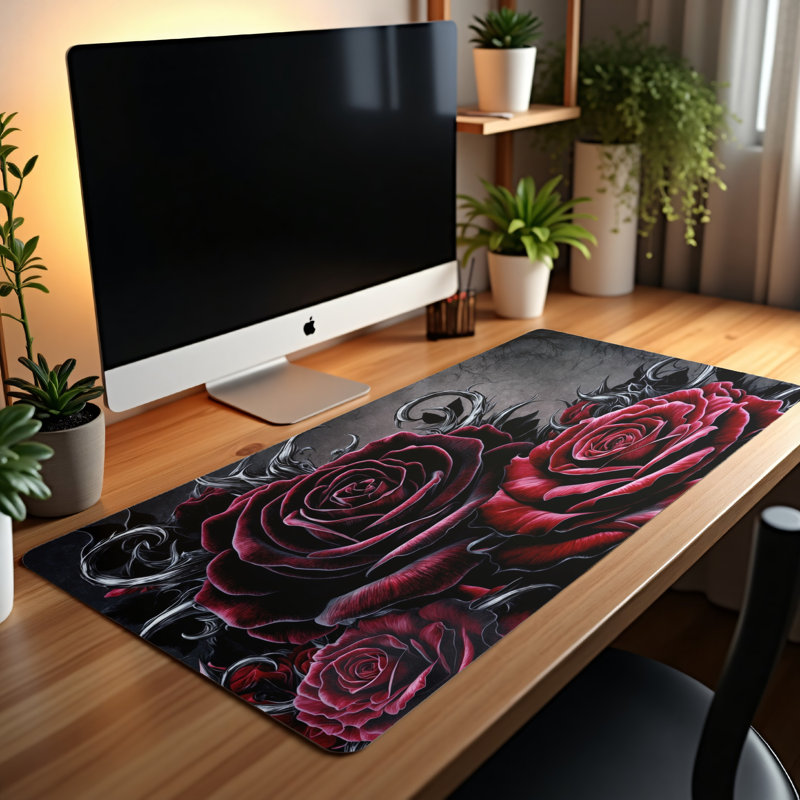 Polyester Desk Pad, 14.4x12.1