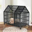Cage pour chien robuste 52 po avec toit
