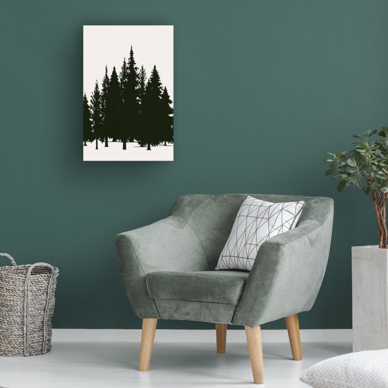 Art sur toile, bolle Kubistika Tannenwald, H 32 po x l 22 po
